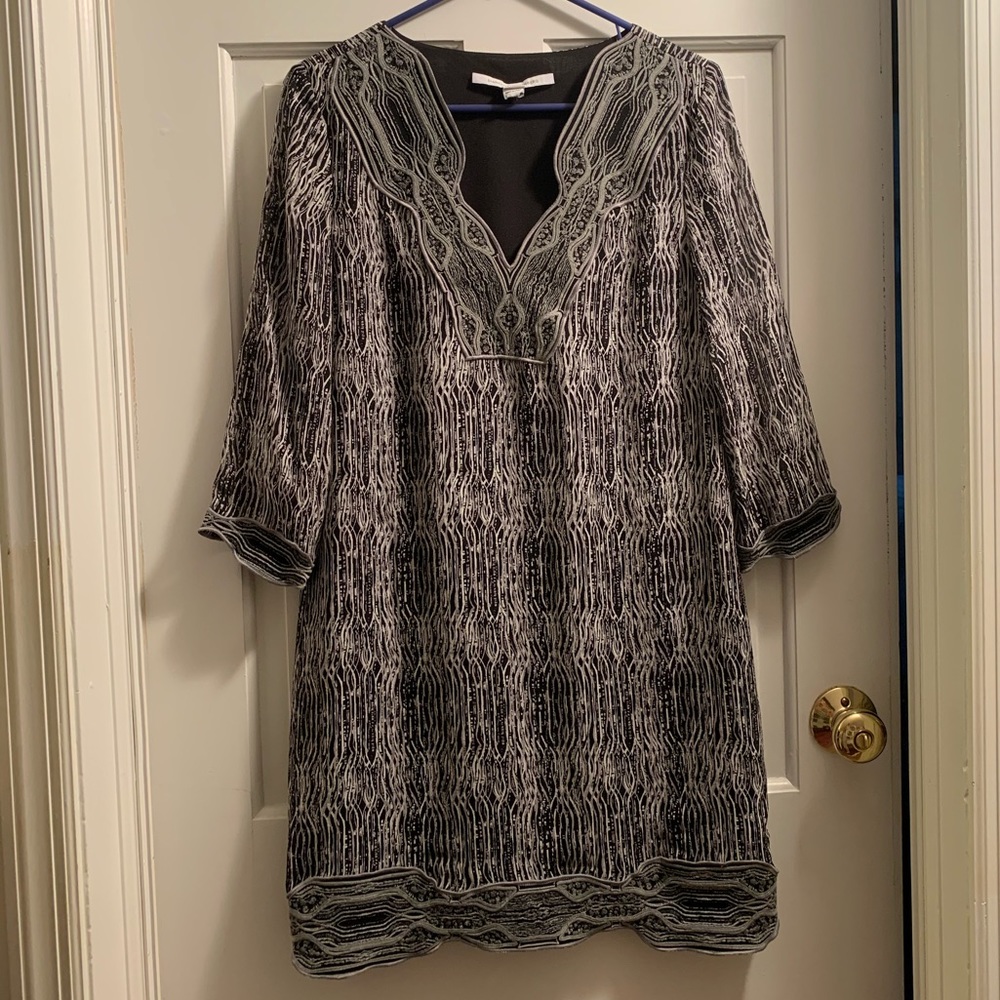 Diane Von Furstenberg three quarter sleeve tunic